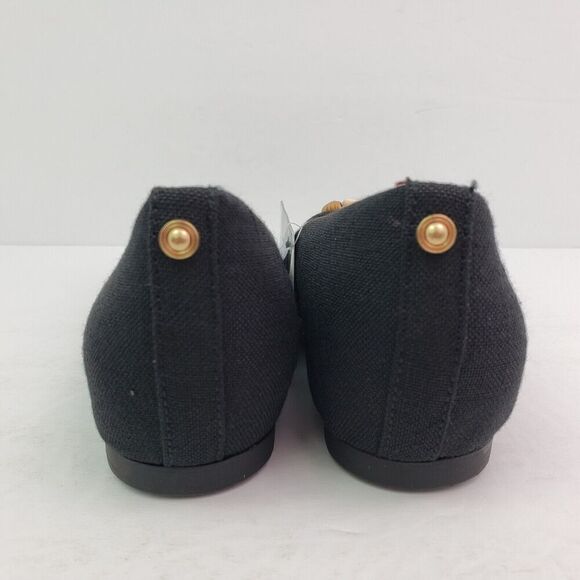 Baretraps Posture+ Perrie Womens Sz 5.5 Black Slip On Formal Ballet Flats Shoes - Picture 7 of 16